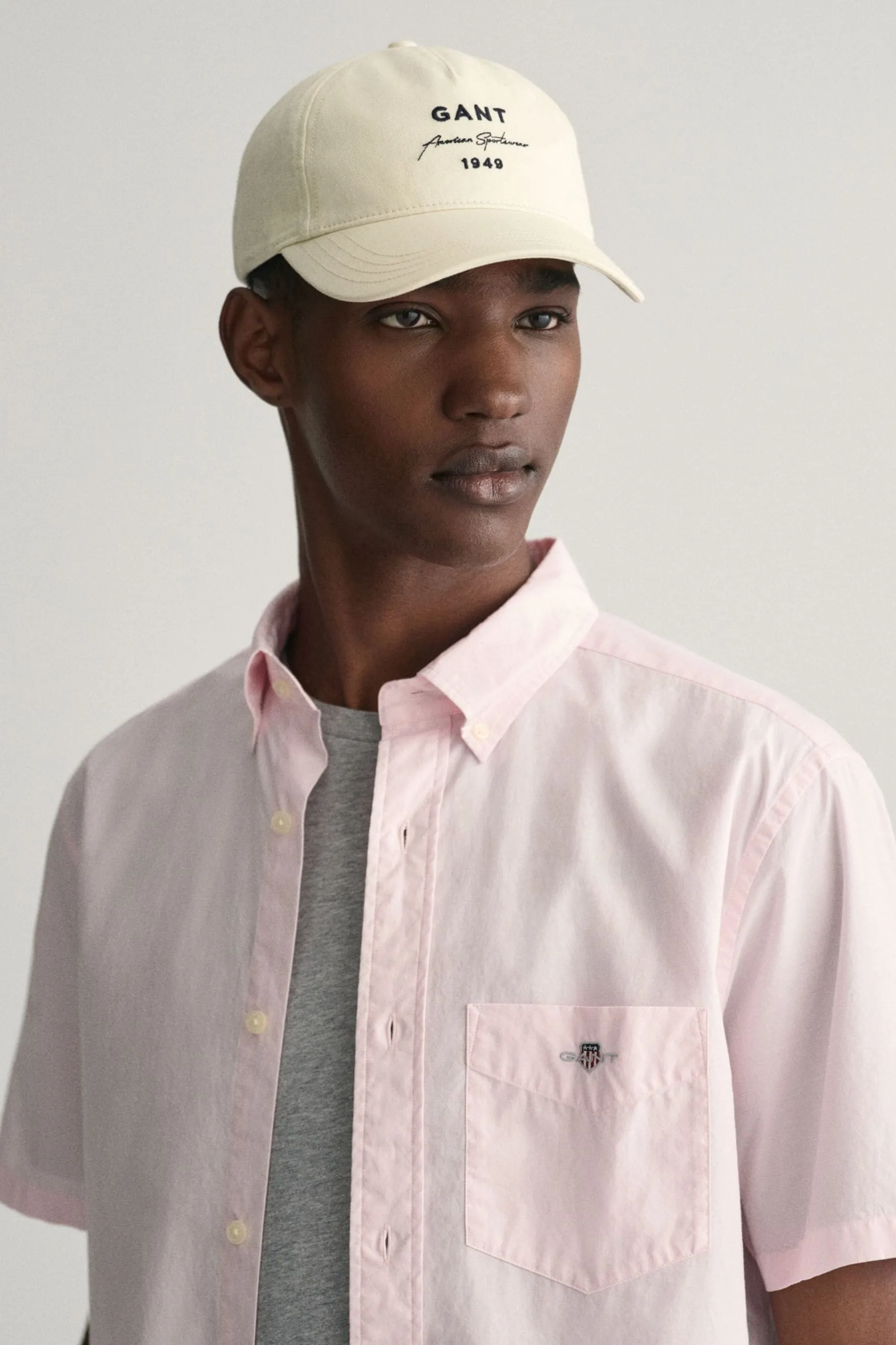 GANT regular  - Fit Popeline Maniche corte  100% Cotone Camicia    